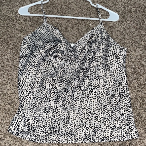 Wayf animal print spaghetti strap blouse - Picture 1 of 2